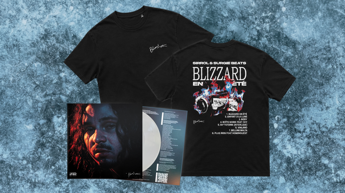 Pack Vinyle + T-shirt "Blizzard en été"
