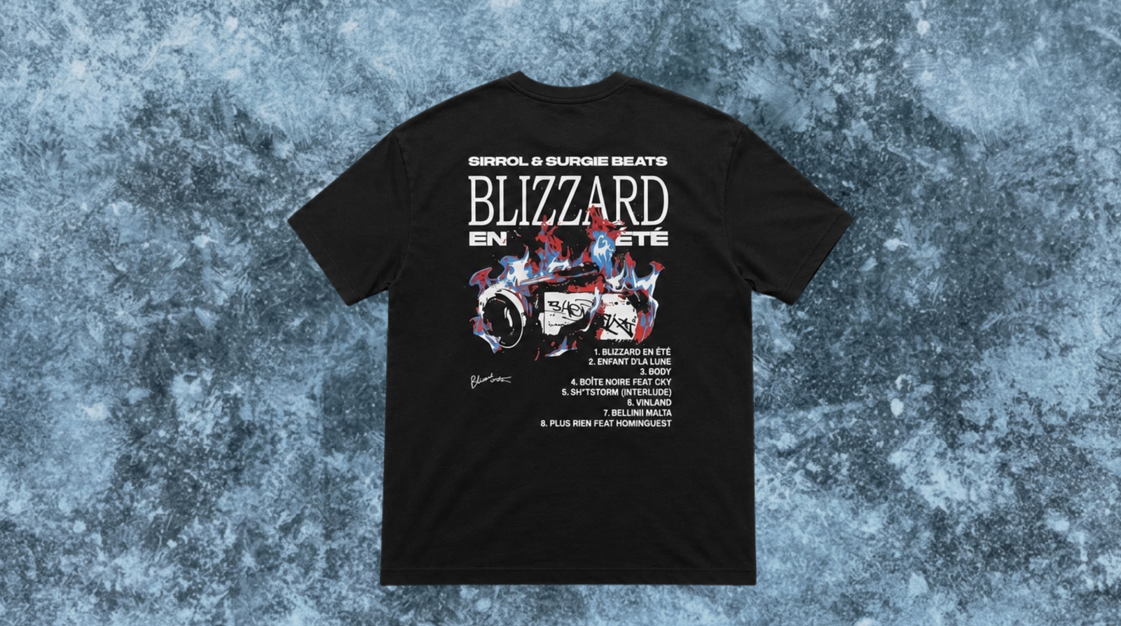 T-shirt Blizzard en été — arrière